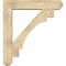 Ekena Millwork Merced Craftsman Rough Sawn Bracket w/ Offset Brace, Douglas Fir, 8"W x 40"D x 44"H BKT0806X40X44MRC04RDF - alternate 3